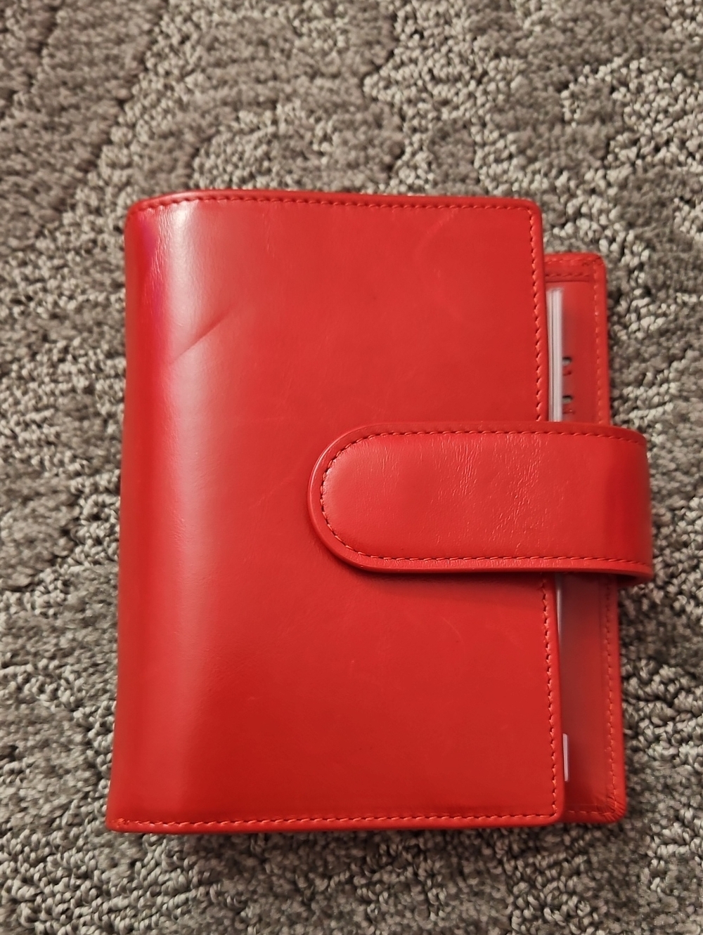 A7 Soft Leather Red Agenda By Smartfee